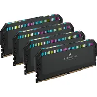 Corsair 64GB (4 x 16GB) Dominator Platinum RGB, DDR5 6200MHz, CL32, 1.40V, musta