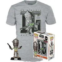 Funko POP! Tähtien Sota Ja Lyhythihainen T-paita Ig-11 Lapsella Eksklusiivinen