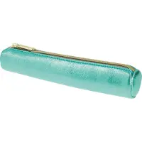 Herlitz 50039098, Pehmeä lyijykynäkotelo, PU nahka, Turkoosi, Yksivärinen, Vetoketju, Aikuinen