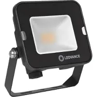 Ledvance LED Valonheitin Kompakti Musta 10W 900lm 100D - 830 Lämmin Valkoinen | IP65 - Symmetrinen | Vedenkestävä