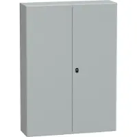 Schneider Electric ELECTRIC SPACIAL S3D SEINÄKAAPPI METALLI, 1400X1000X300 KXLXS, IP55, RAL7035, ASENNUSLEVY (NSYS3D141030DP)