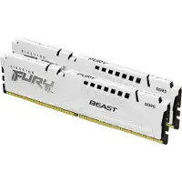 Kingston FURY Beast 64 Gt (2 x 32 Gt) DDR5 5600 MHz, CL40 -muisti, valkoinen (XMP/EXPO)