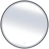 Eltap Peili LED-valolla Divissi L, 60x60x3cm, musta