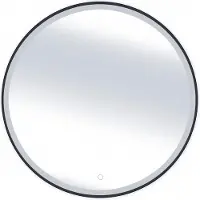 Eltap Peili LED-valolla Divissi L, 80x80x3cm, musta