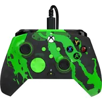 PDP Rematch Glow Wired Xbox peliohjain - Jolt green