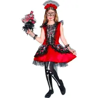Widmann "MUJER DIA DE LOS MUERTOS" (mekko, sormettomat hanskat, päähine)