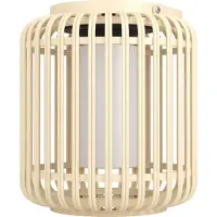 Eglo Marliano-LED-lyhty, korkeus 24 cm, vaalea puu, puu Marliano, himmennettävä, Vaalea puu, Puu, Kartano/rustiikki