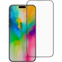 SKALO 2-KPL iPhone 16 Koko Näytön Karkaistu Lasi - Musta