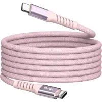 Verbatim – Sync & Charge USB C to USB C 100W Magnetic 120 cm - Pink (31857)