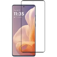 SKALO 2-KPL Motorola Moto G85 5G Koko Näytön Karkaistu Lasi - Musta