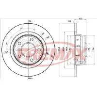 FREMAX Jarrulevy (1kpl) BD-1725