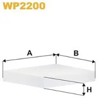 WIX FILTERS Suodatin, sisäilma WP2200