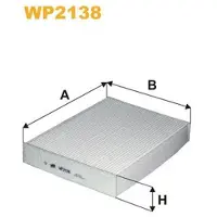 WIX FILTERS Suodatin, sisäilma WP2138