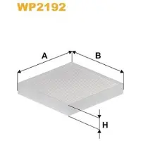 WIX FILTERS Suodatin, sisäilma WP2192