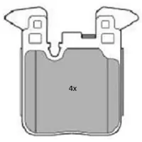 FREMAX Jarrupalasarja (4kpl), levyjarru FBP-1888