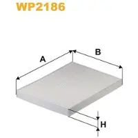 WIX FILTERS Suodatin, sisäilma WP2186