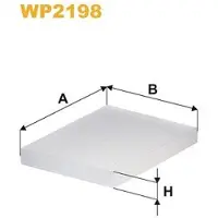 WIX FILTERS Suodatin, sisäilma WP2198