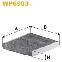 WIX FILTERS Suodatin, sisäilma WP6903