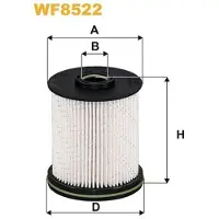 WIX FILTERS Polttoainesuodatin WF8522