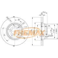 FREMAX Jarrulevy (1kpl) BD-4645