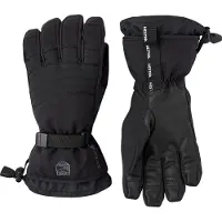 Hestra GORE-TEX Perform 5 Finger Black/Black Lasketteluhanskat 10