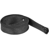 DeLOCK – Braided Sleeve with zip fastener heat-resistant 2 m x 50 mm (19169)