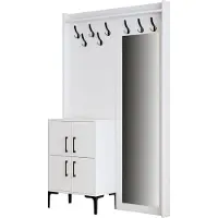 Skye Decor Eteinen setti Berlin BC - valkoinen