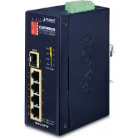Planet ISW-514PTF, Hallitsematon, Fast Ethernet (10/100), Täysin kaksipuolinen, Power over Ethernet -tuki, Seinäkiinnitteinen