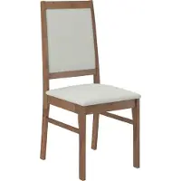 ADRK Furniture Tuoli K68, ruskea/beige