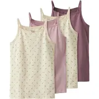 Name it Nkfstrap Top 4P Aop Noos - Pink - 116