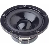 Visaton VS-W100S/4, 30 W, 50 W, 4 ohmia (O), 56 - 15000 Hz, Sort, 122 mm