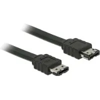 DeLOCK – Cable eSATA 3 Gb/s receptacle > eSATA receptacle 1 m black (85640)