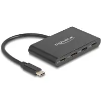 DeLOCK – USB 3.2 Gen 2 USB Type-C Hub with 4 x USB Type-C female – 10 Gbps (64129)