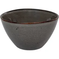 House Nordic Hilde - Bowl, Ceramic, Grey/Brown Ø15X9 Cm, Set Of 4 - Grey - 9X15X15CM