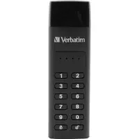 Verbatim – Keypad Secure USB 3.1 GEN1 Drive With 256-BIT AES Hardware Encryption 32GB, USB-C (49430)