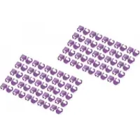 Digitus A-CC-VI, Värikoodiklipsi, Violetti, Polyvinyylikloridi (PVC), Cat5e/6, 100 kpl, 100 mm
