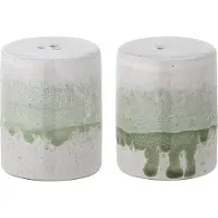 Bloomingville Paula Salt & Pepper Shaker Set - Green - 0.5 CL