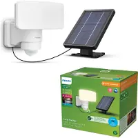 Philips LED-kohdevalaisin ulos Tylus, valkoinen, 5 000 K, anturi Tylus, Valkoinen/opaali, Synteettinen materiaali, aurinkokennovalaisin