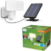 Philips LED-kohdevalaisin ulos Tylus, valkoinen, 3000 K, anturi Tylus, Valkoinen/opaali, Synteettinen materiaali, aurinkokennovalaisin