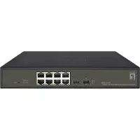 Level One GES-2110P, Hallittu, L2, Gigabit Ethernet (10/100/1000), Täysin kaksipuolinen, Power over Ethernet -tuki