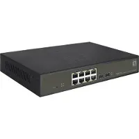 LevelOne GES-2110P, Hallittu, L2, Gigabit Ethernet (10/100/1000), Täysin kaksipuolinen, Power over Ethernet -tuki