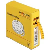 DeLOCK 18354, Keltainen, Muovi, 500 kpl