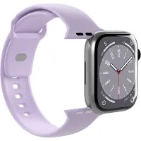 Puro ICON - Elastinen hihna Apple Watchille 38/40/41 mm (S/M & M/L) (Tech Lavender)