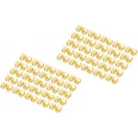 Digitus A-CC-Y, Värikoodiklipsi, Keltainen, Polyvinyylikloridi (PVC), Cat5e/6, 100 kpl, 100 mm