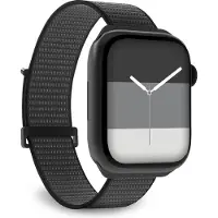 Case4Me nylon urrem til Apple Watch 38/40/41mm. Sort