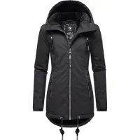 Ragwear Talvitakki 'Zuzka' musta