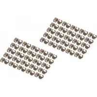 Digitus A-CC-BR, Värikoodiklipsi, Ruskea, Polyvinyylikloridi (PVC), Cat5e/6, 100 kpl, 100 mm