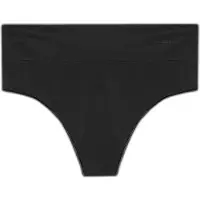 Organic Basics Smooth Thong - Black - S