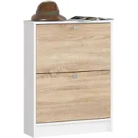 Akord Kenkäkaappi , valkoinen/sonomatammi