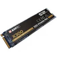 Emtec SSD M.2 NVMe PCIe 3.0 X300 512GB Intern bulk (ECSSD512GNX300)